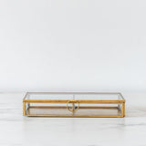 Glass & Brass Display Box - Rug & Weave