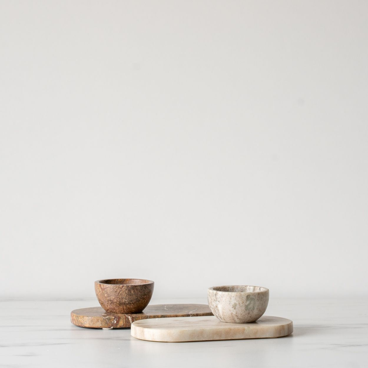 Oval Marble Tray & Dish - Rug & Weave