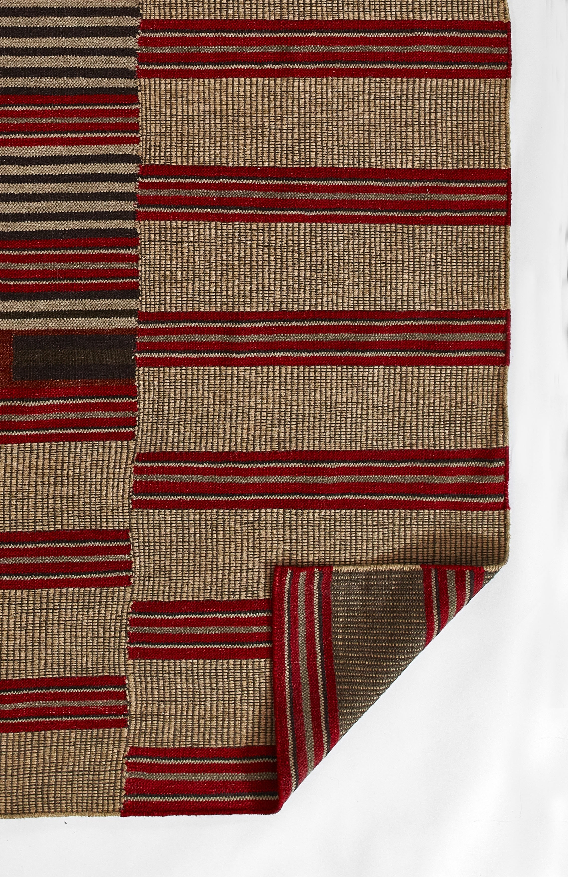 Alba Stripe Hand Woven Rug RUGS - wool Momeni
