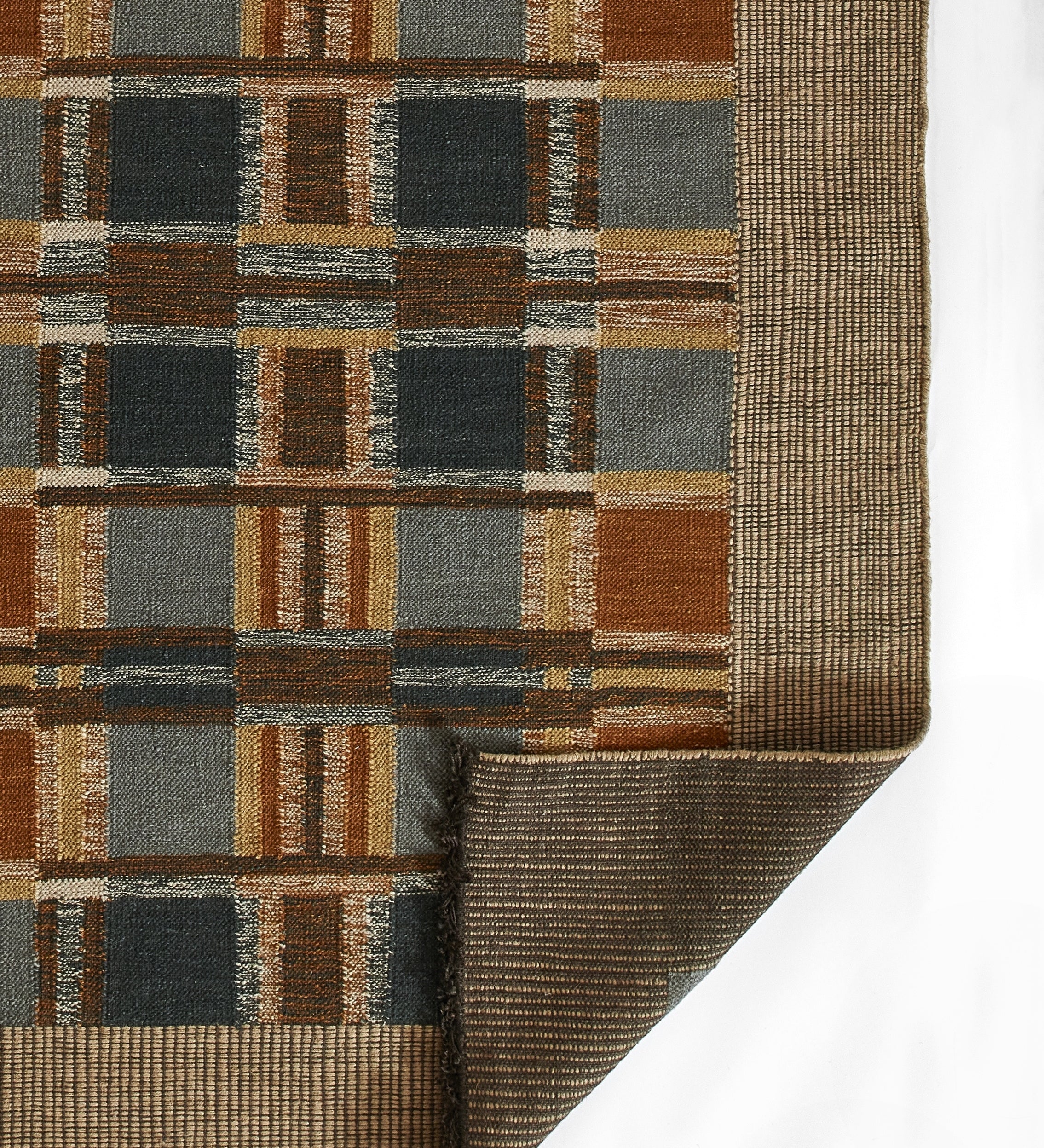 Alba Plaid Hand Woven Rug RUGS - wool Momeni