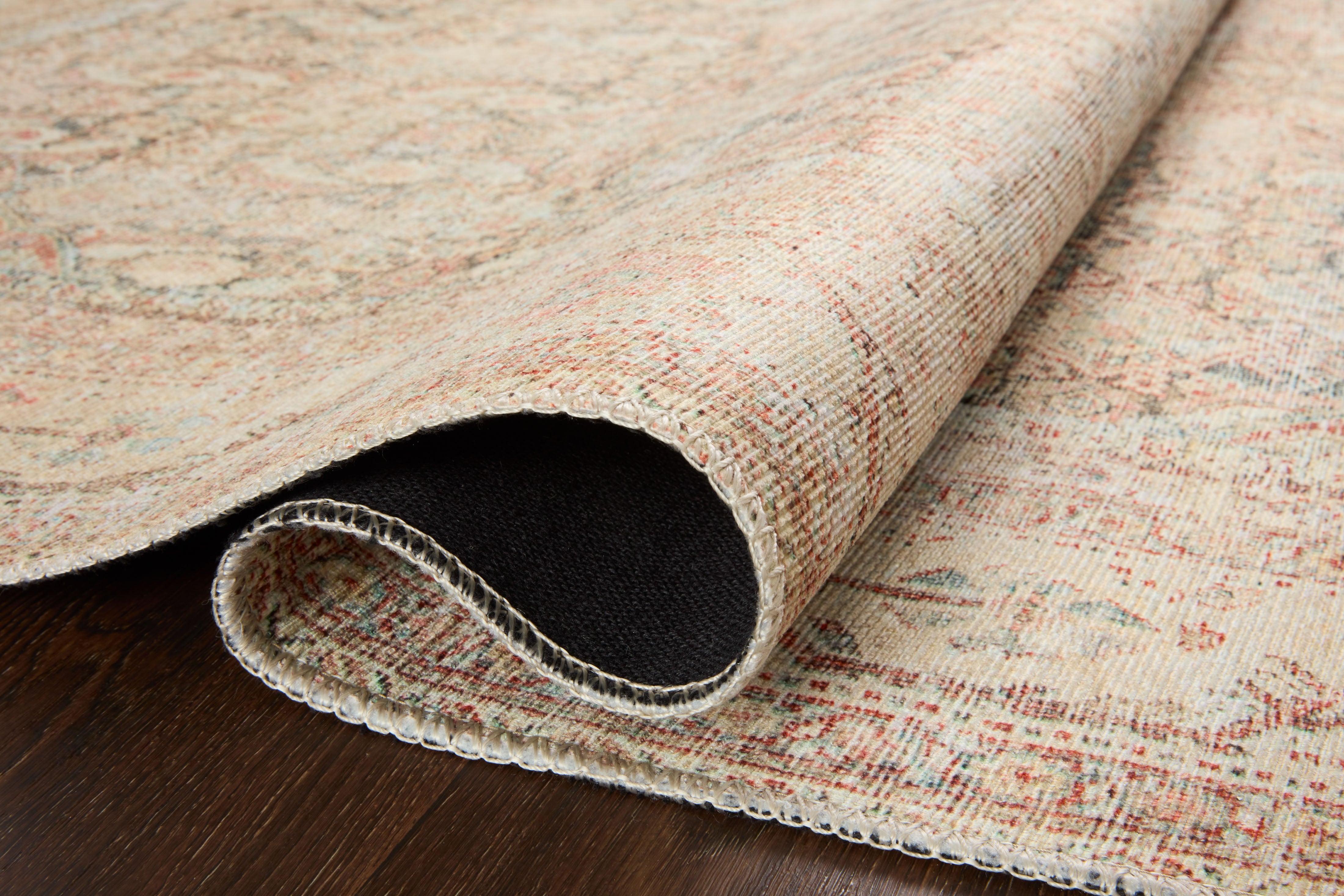 Loloi Adrian Natural / Apricot Rug 1-RUGS-patterned Loloi
