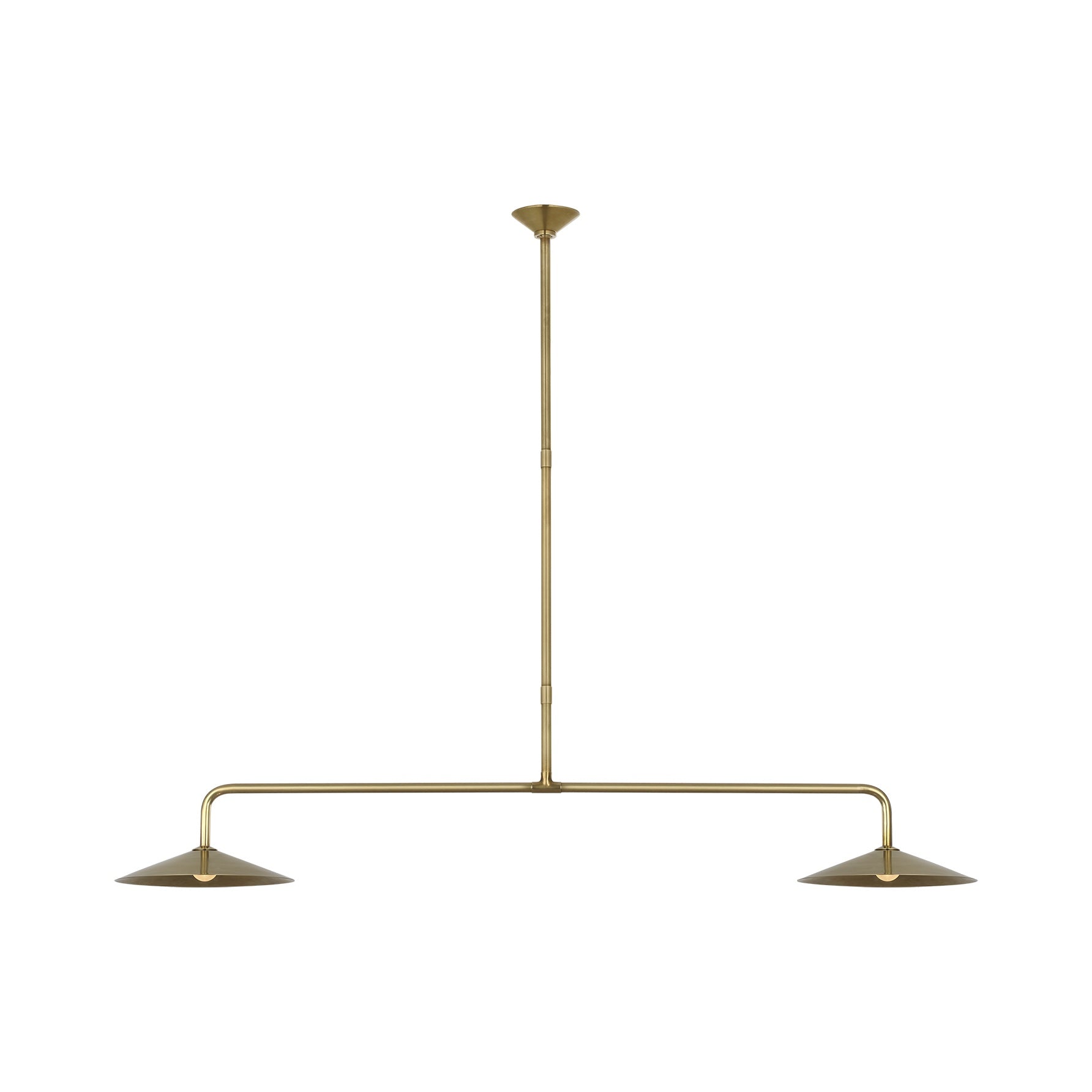 Ponce 62" Linear Pendant, Hand-Rubbed Antique Brass Hand-Rubbed Antique Brass