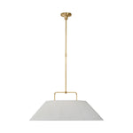 Serrato 33" Hanging Shade LIGHTING - pendant Visual Comfort Hand-Rubbed Antique Brass