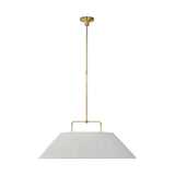 Serrato 33" Hanging Shade LIGHTING - pendant Visual Comfort Hand-Rubbed Antique Brass