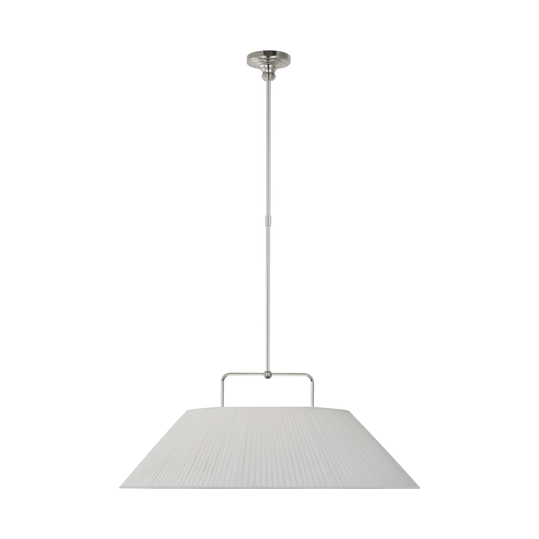 Serrato 33" Hanging Shade LIGHTING - pendant Visual Comfort Polished Nickel