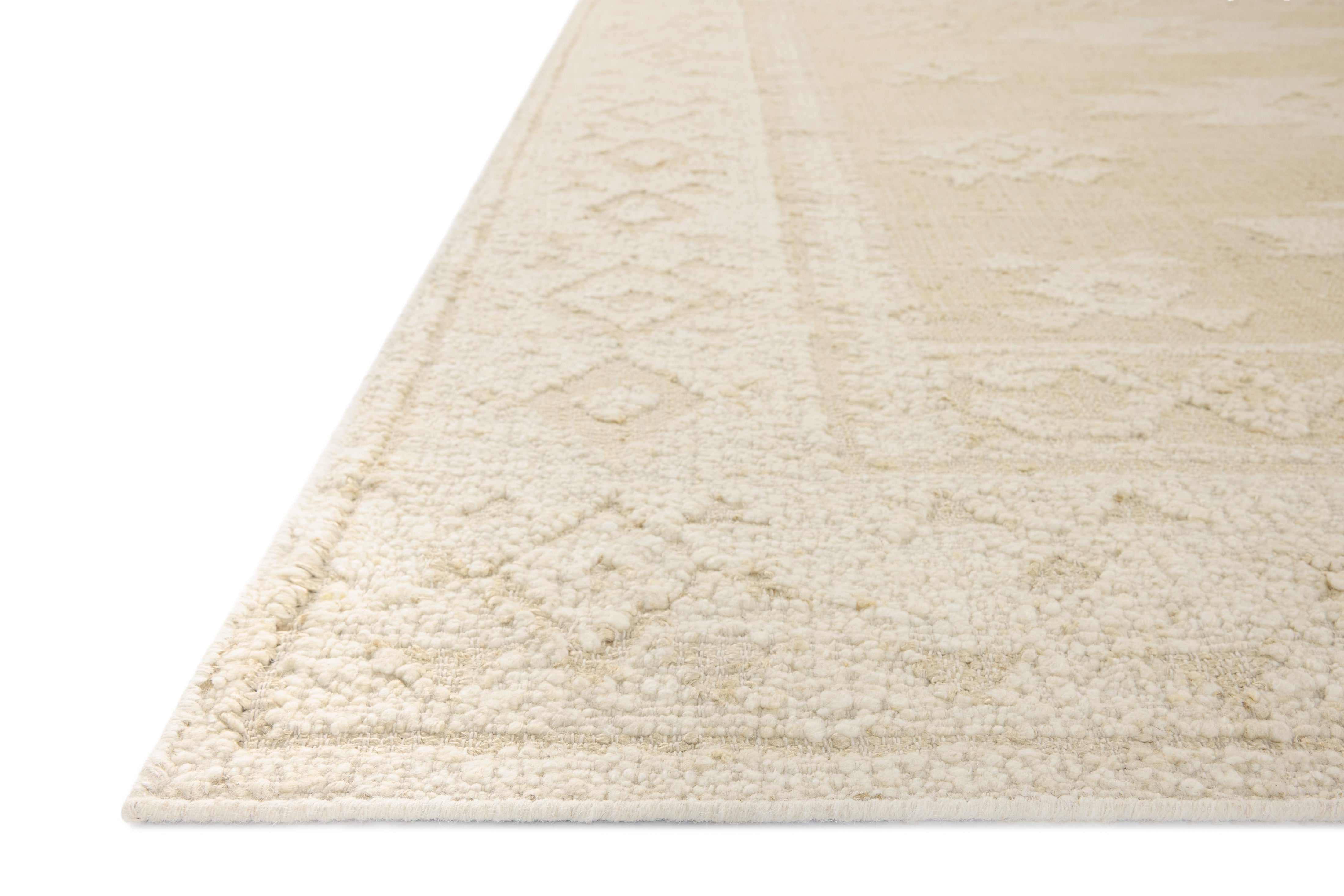 Loloi Alara Ivory / Natural Rug No.1 RUGS - wool Loloi 18" x 18" sample