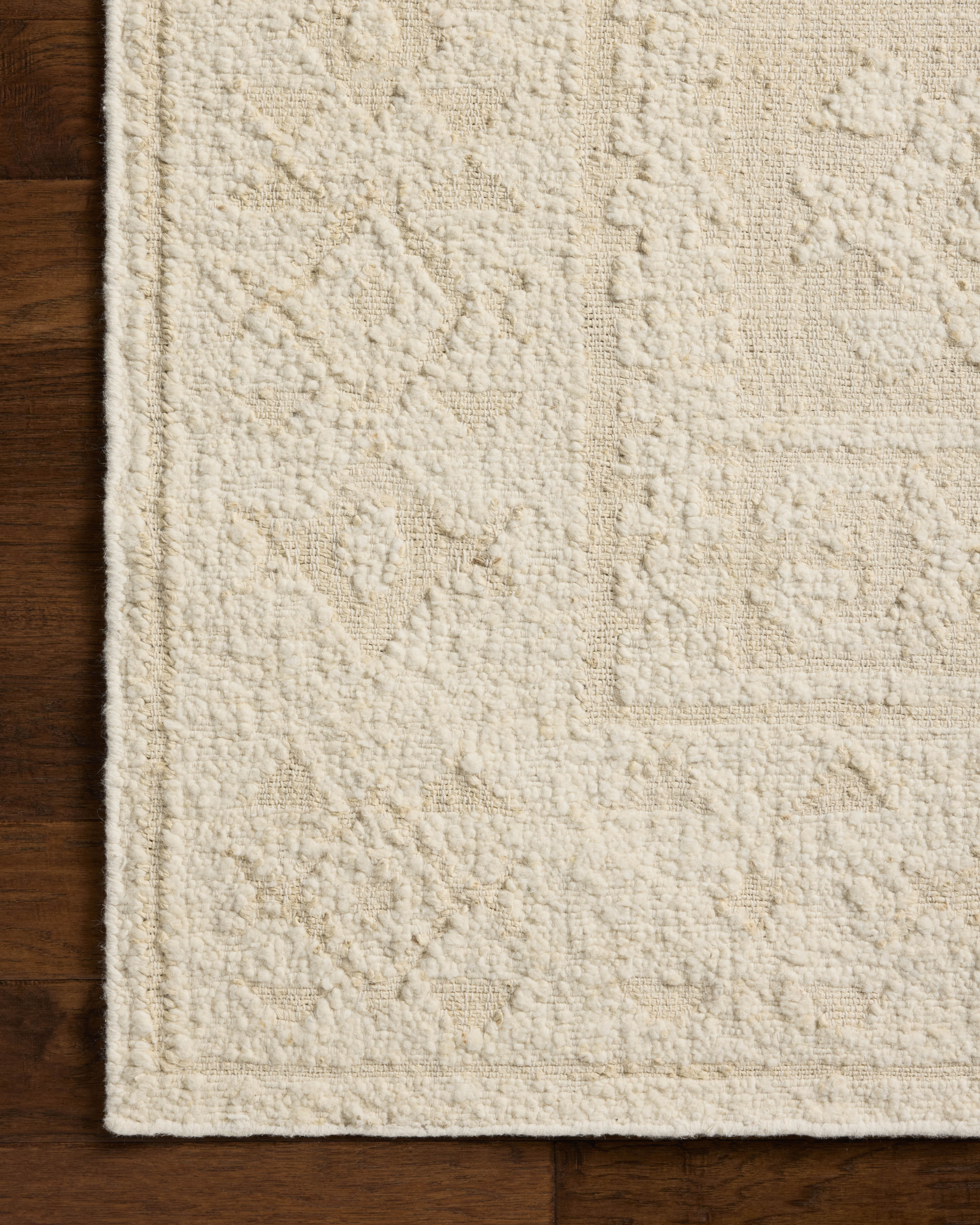 Loloi Alara Ivory / Natural Rug No.3 RUGS - wool Loloi 18" x 18" sample
