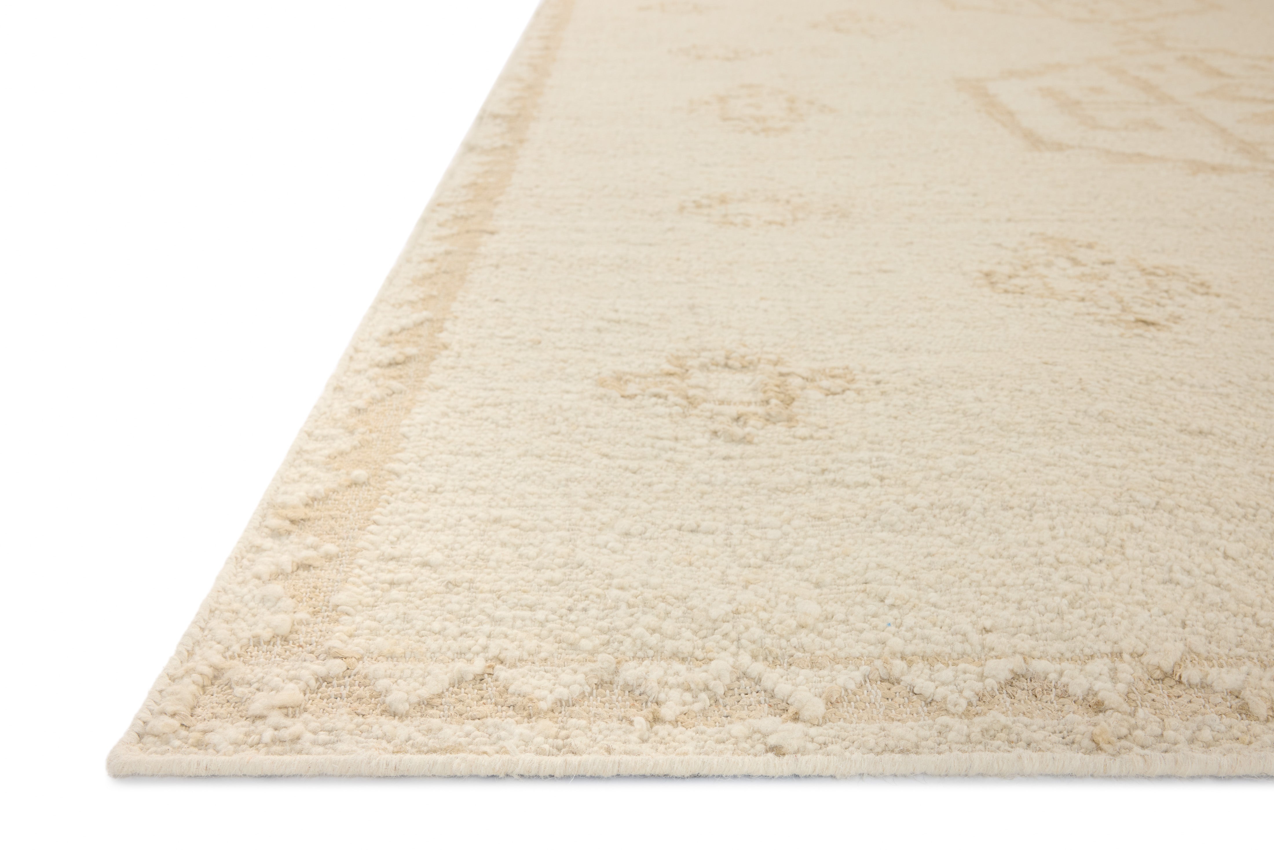 Loloi Alara Ivory / Natural Rug No.3 RUGS - wool Loloi 18" x 18" sample