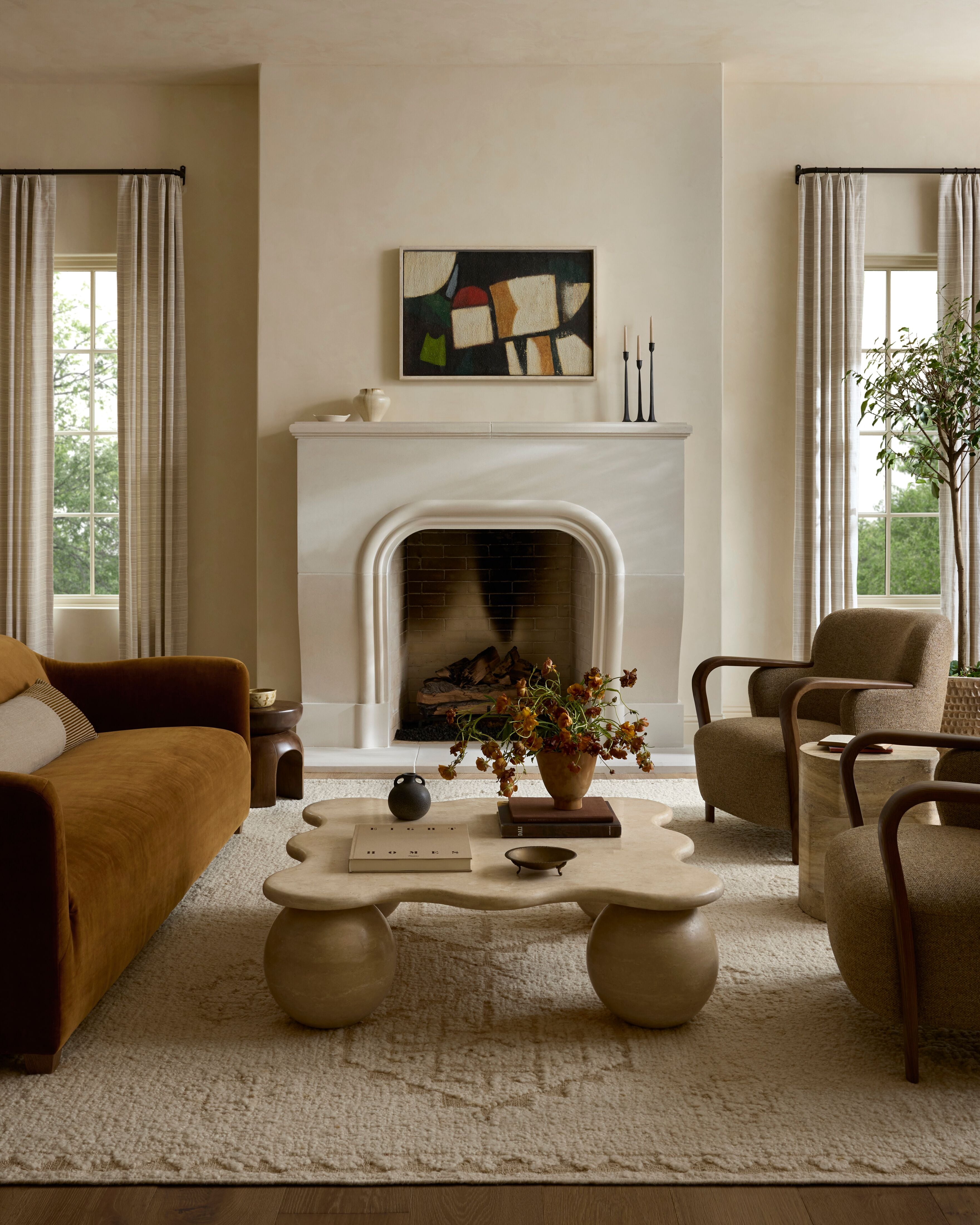 Loloi Alara Ivory / Natural Rug No.2 RUGS - wool Loloi 18" x 18" sample