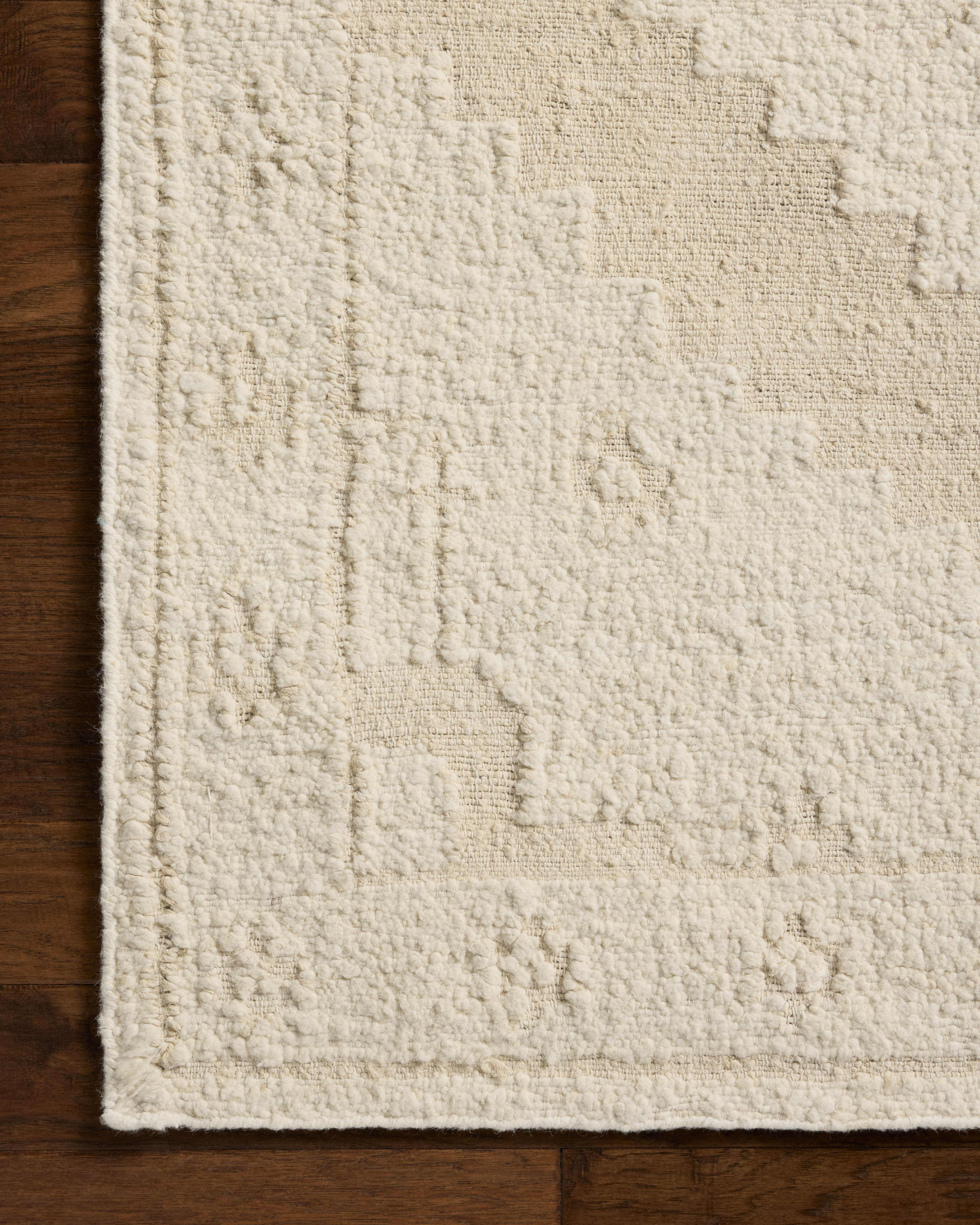 Loloi Alara Ivory / Natural Rug No.2 RUGS - wool Loloi 18" x 18" sample