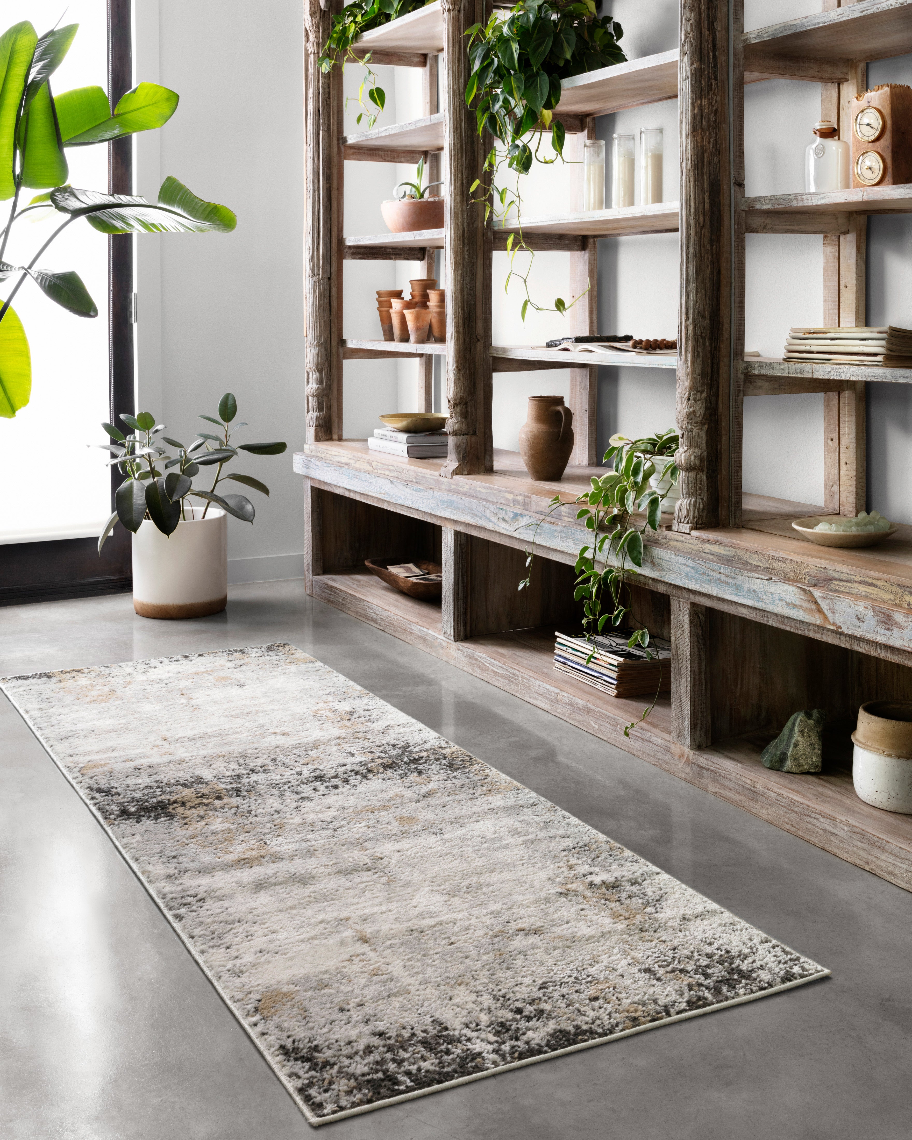 Loloi Alchemy Granite / Gold Rug RUGS - synthetic Loloi
