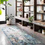 Loloi Alchemy Denim / Ivory Rug RUGS - synthetic Loloi
