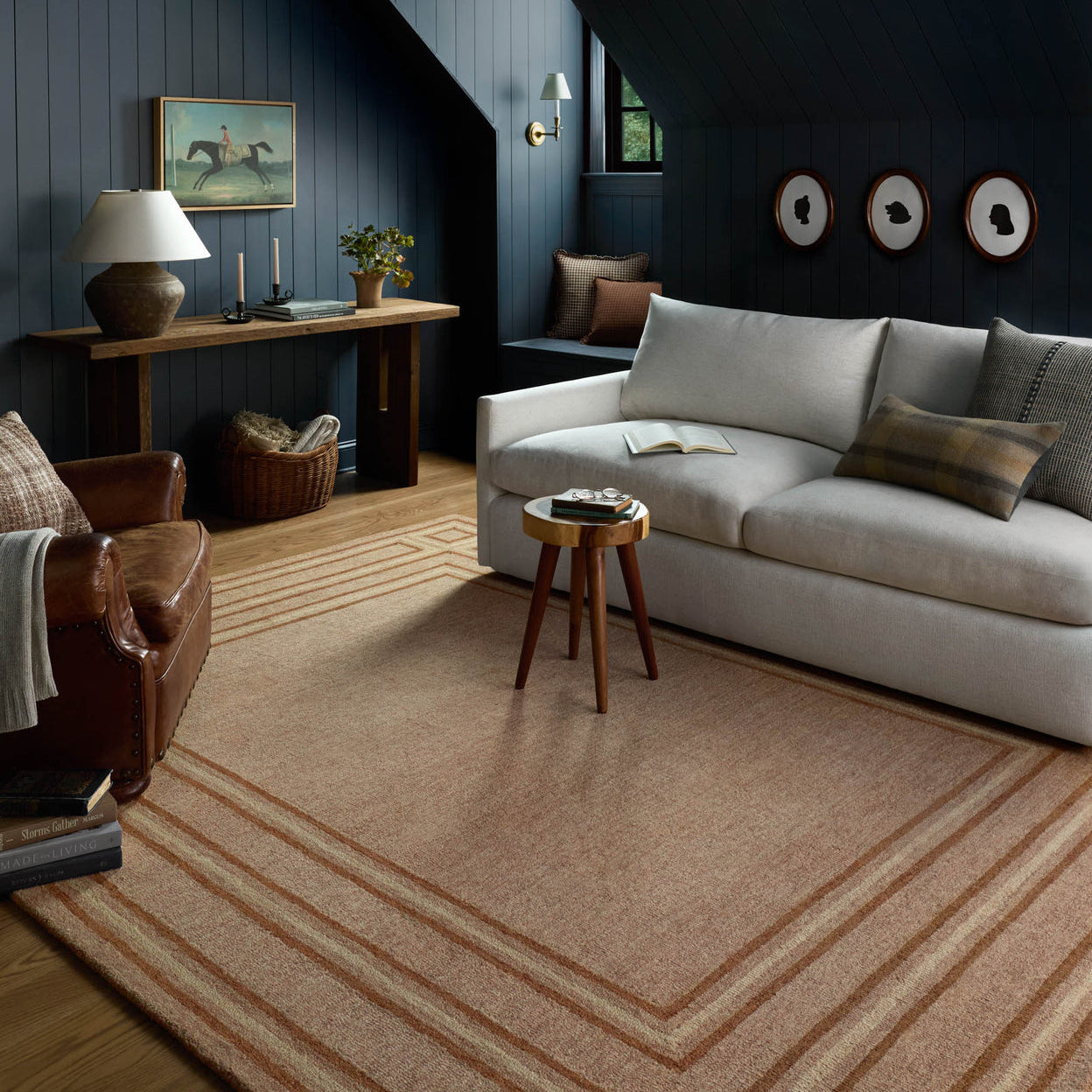 Chris Loves Julia x Loloi Alfie Blush / Rose Rug RUGS - wool Loloi