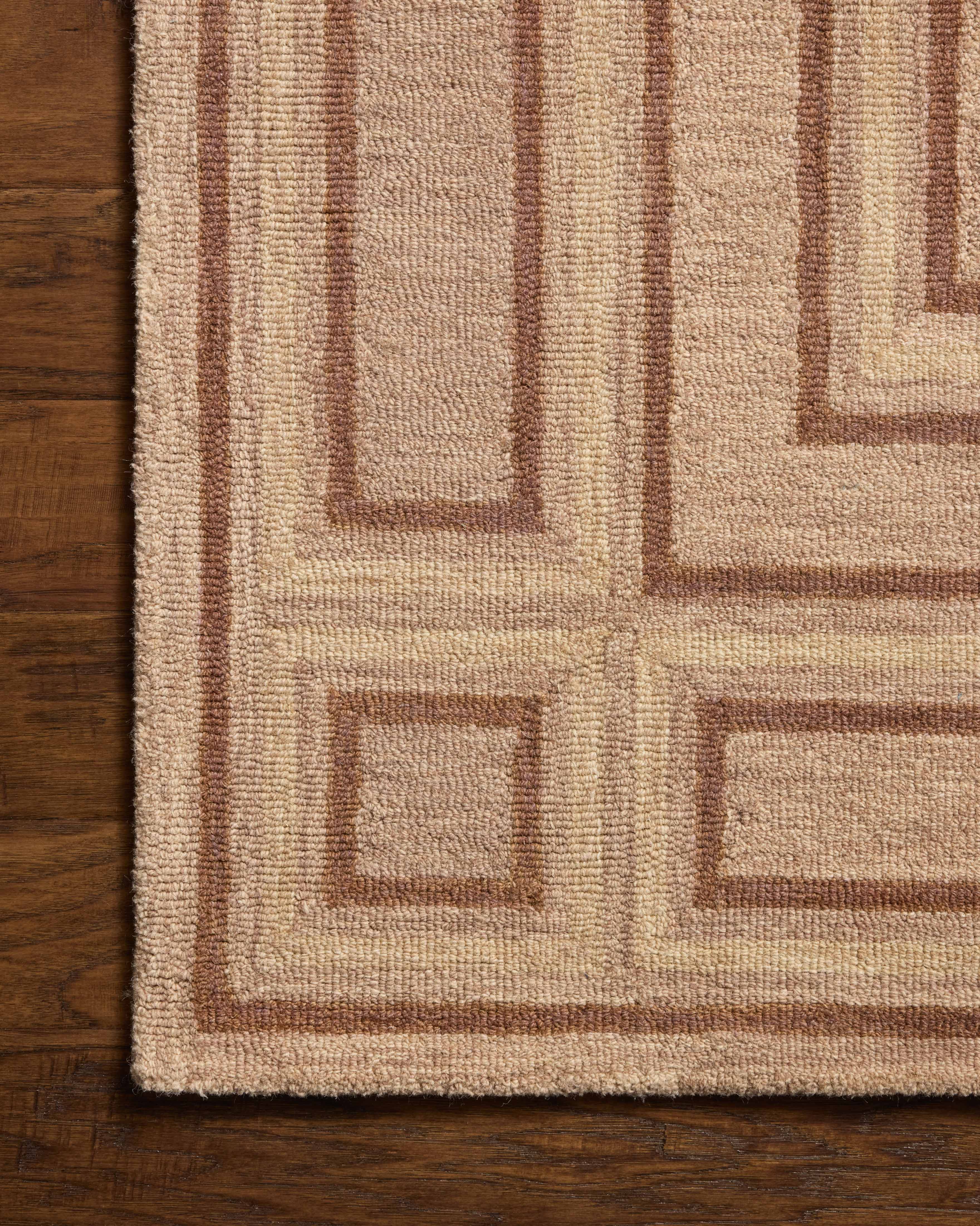 Chris Loves Julia x Loloi Alfie Blush / Rose Rug RUGS - wool Loloi