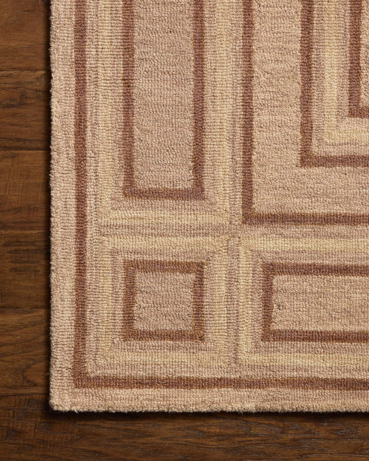Chris Loves Julia x Loloi Alfie Blush / Rose Rug RUGS - wool Loloi
