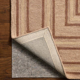 Chris Loves Julia x Loloi Alfie Blush / Rose Rug RUGS - wool Loloi