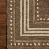 Chris Loves Julia x Loloi Alfie Bark / Natural Rug RUGS - wool Loloi