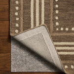 Chris Loves Julia x Loloi Alfie Bark / Natural Rug RUGS - wool Loloi