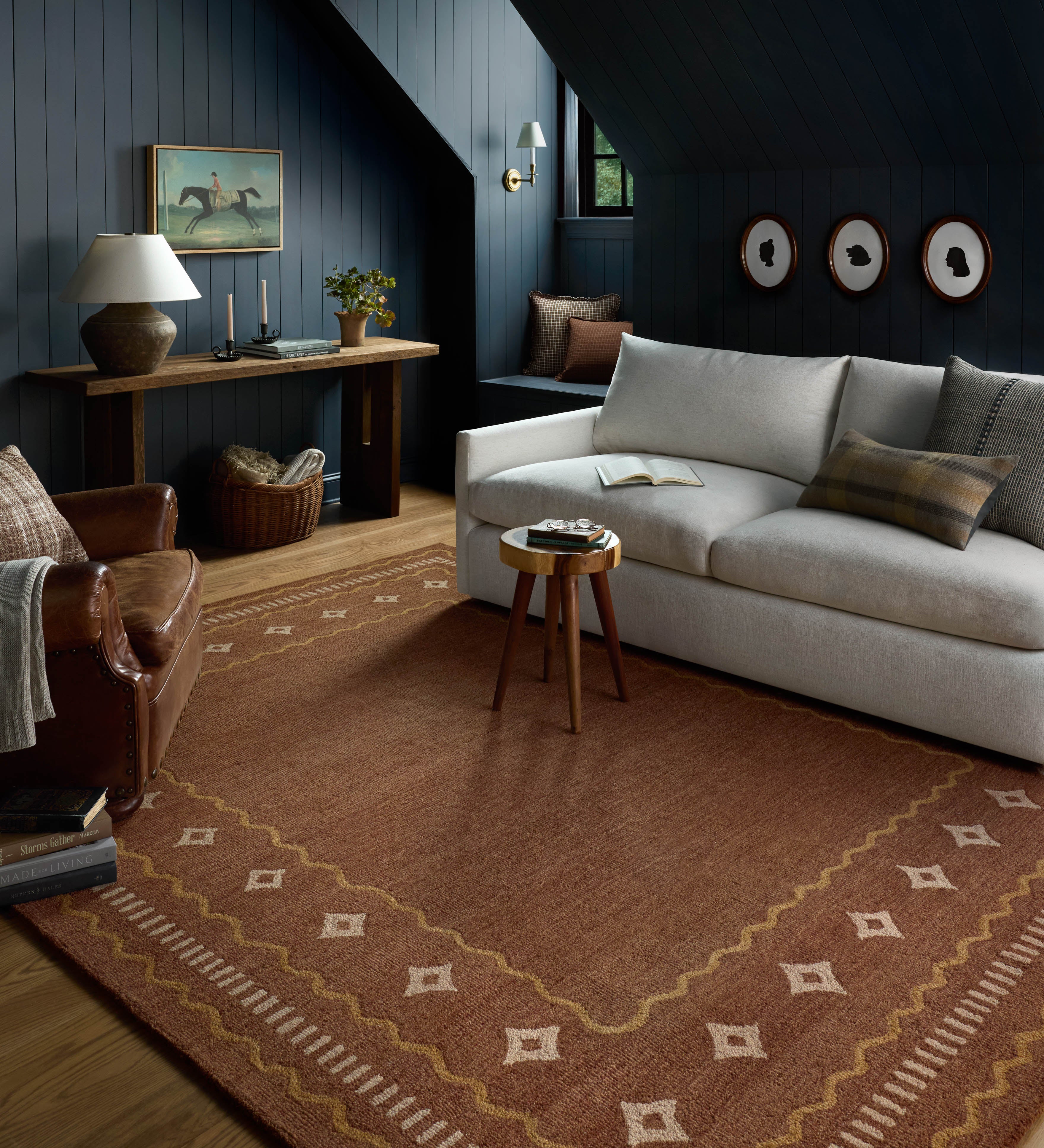 Chris Loves Julia x Loloi Alfie Clay / Spice Rug – view 2