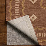 Chris Loves Julia x Loloi Alfie Clay / Spice Rug RUGS - wool Loloi
