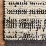 Chris Loves Julia x Loloi Alice Cream / Charcoal Rug No.2 RUGS - synthetic Loloi