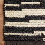 Chris Loves Julia x Loloi Alice Cream / Charcoal Rug No.3 RUGS - synthetic Loloi