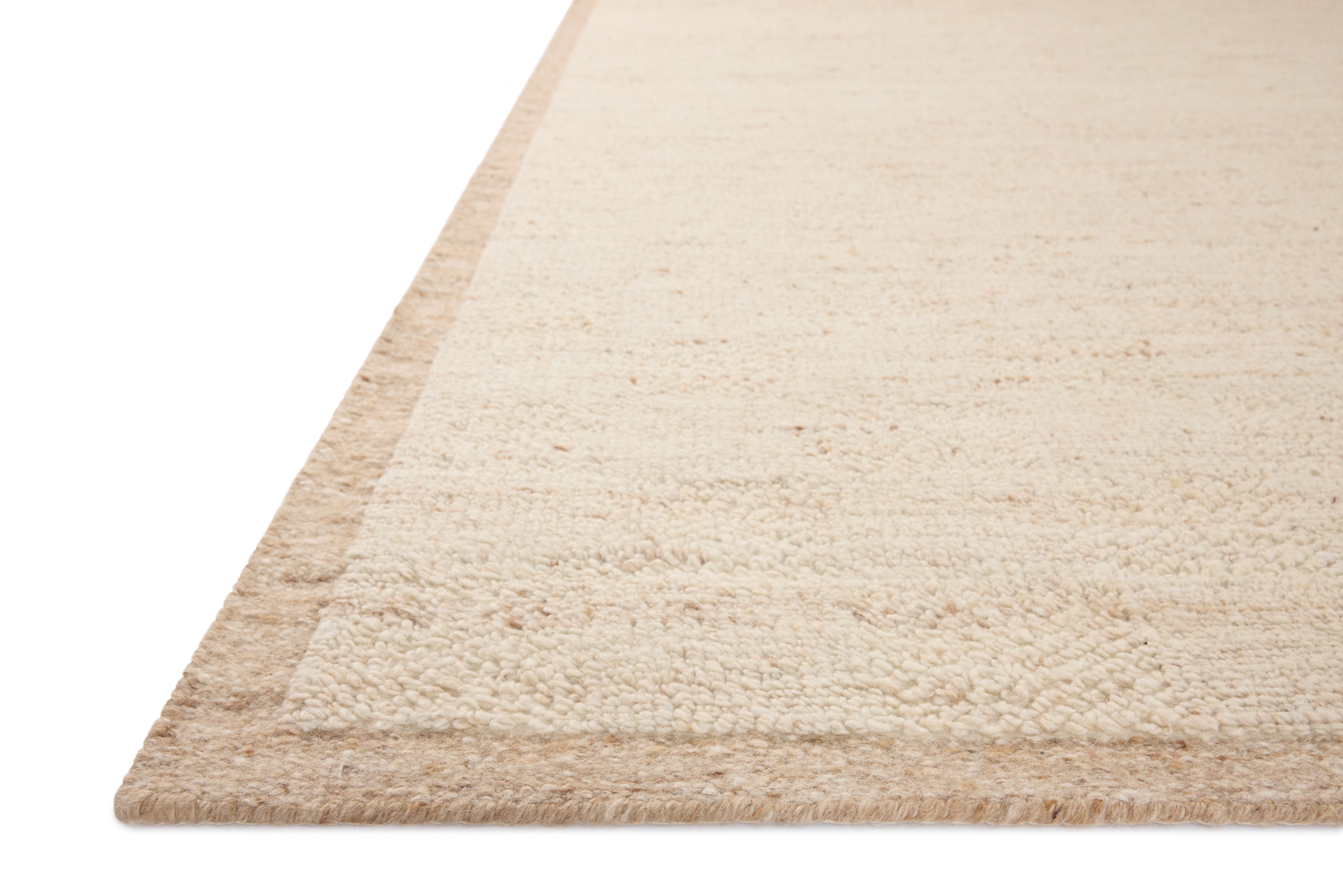 Loloi Alina Natural Rug RUGS - wool Loloi 18" x 18" sample