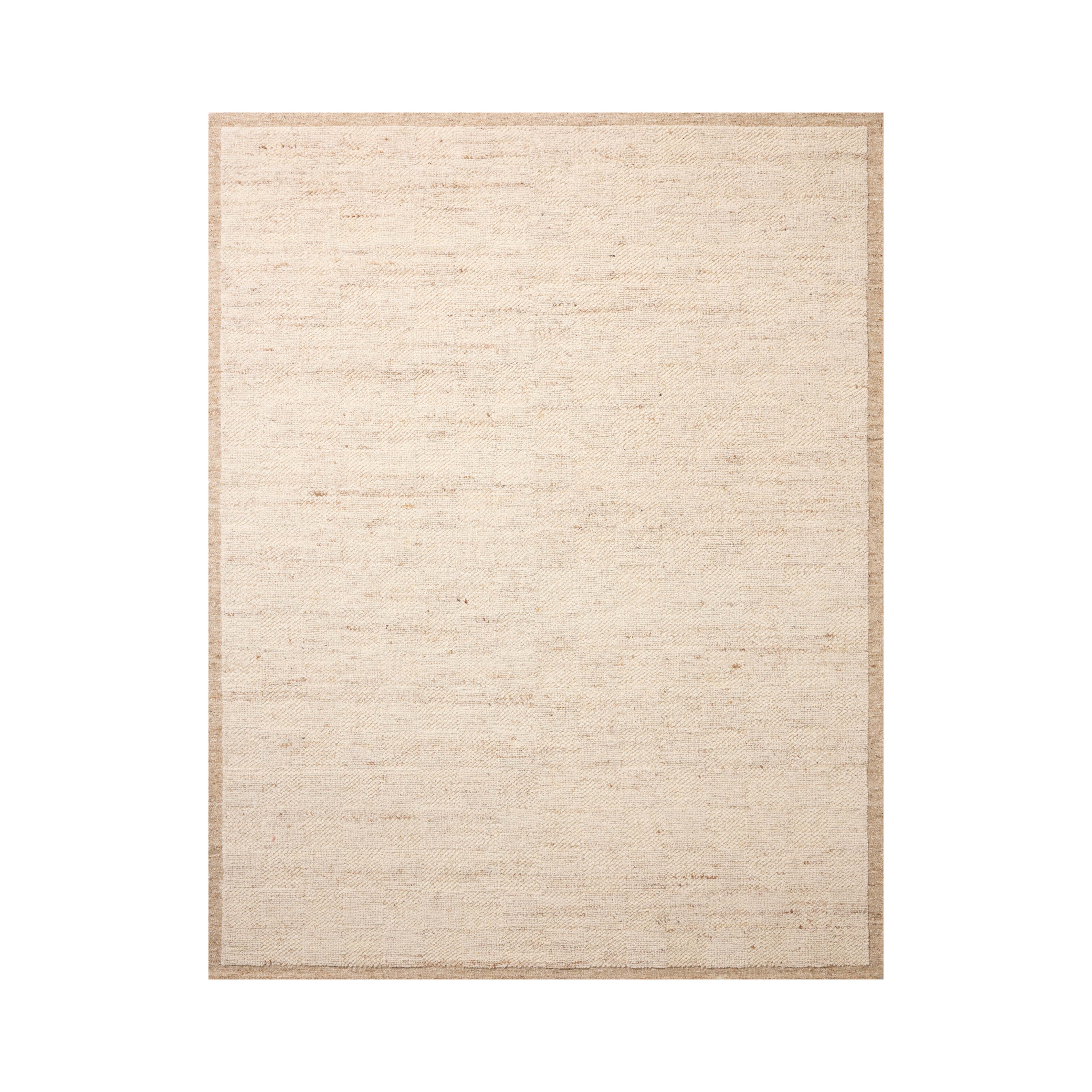 Loloi Alina Natural Rug, 18" x 18" Sample