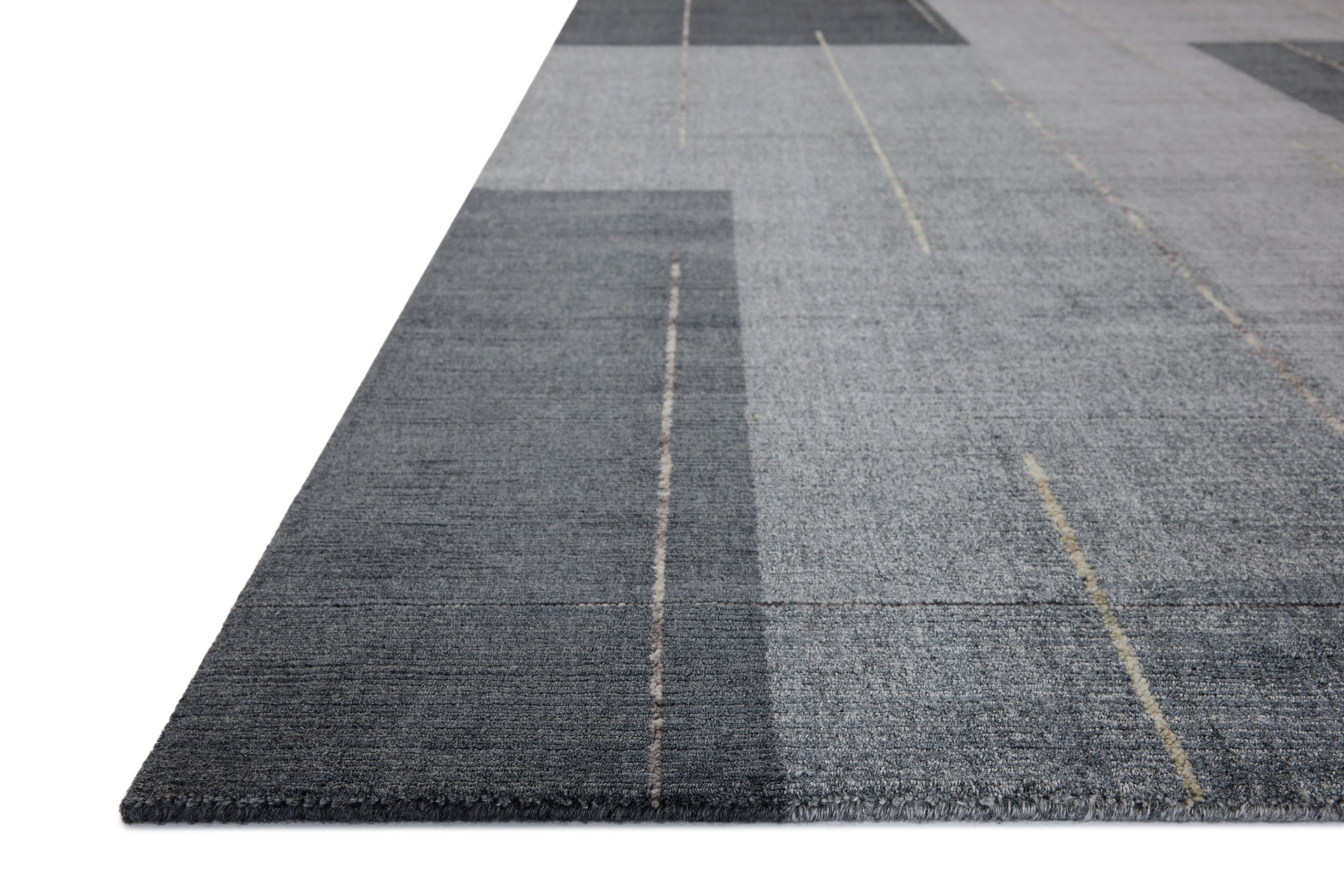 Loloi Alistair Slate / Natural Rug RUGS - wool Loloi 18" x 18" sample