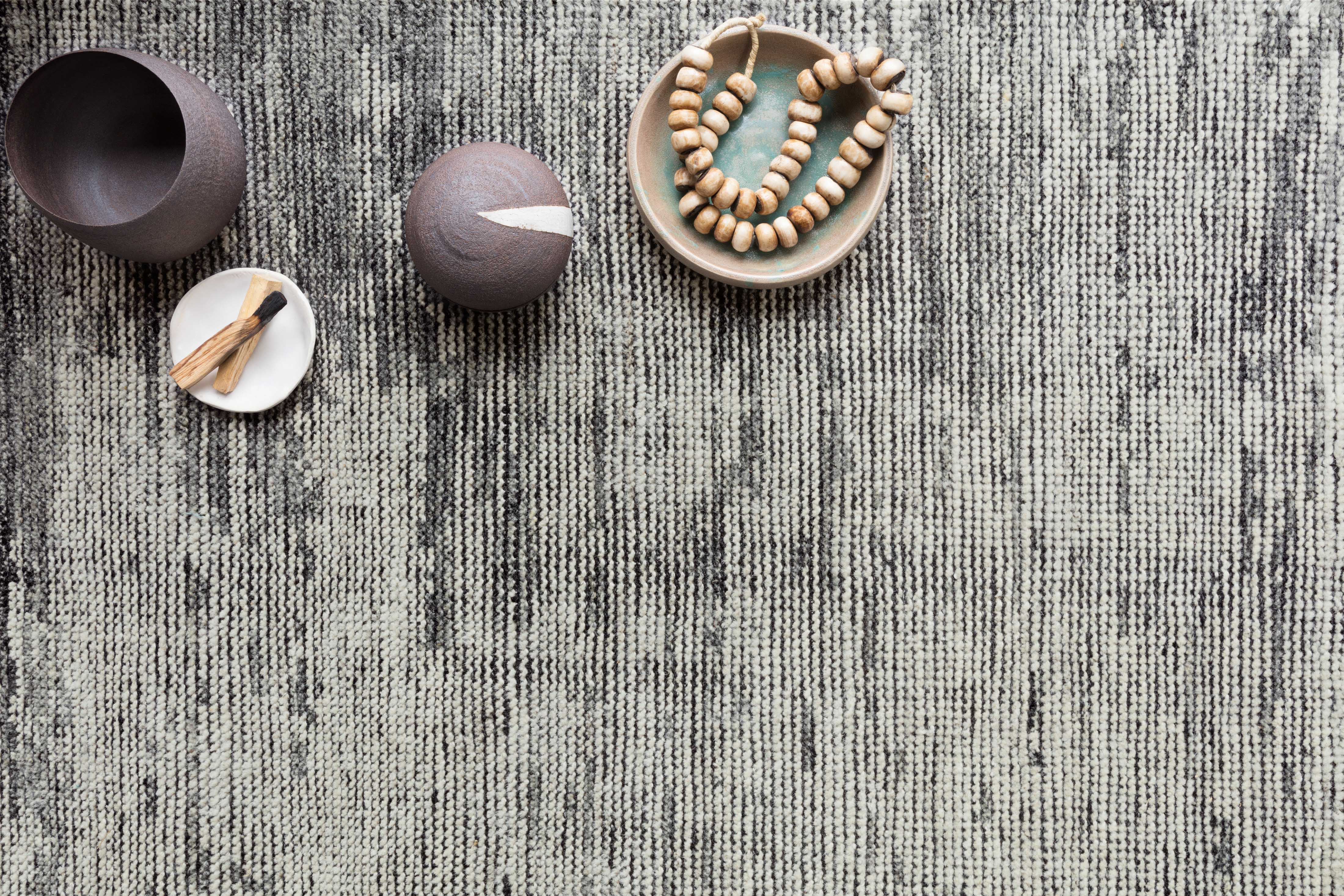 Loloi Amara Silver / Dk. Grey Rug RUGS - wool Loloi