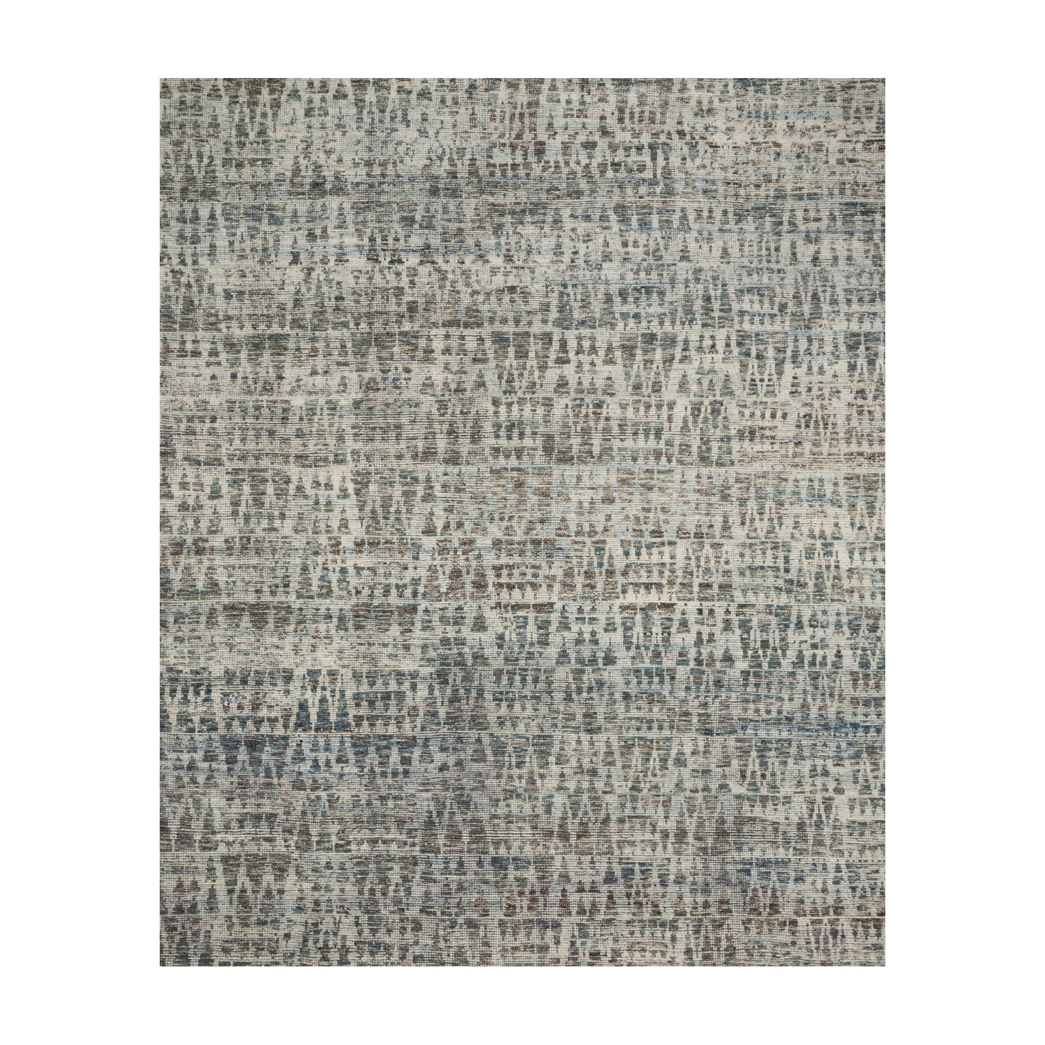 Loloi Amara Natural / Ocean Rug, 18" x 18"
