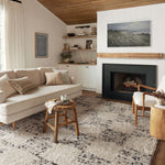 Angela Rose x Loloi Amira Ivory / Granite Rug 0-RUGS-patterned Loloi