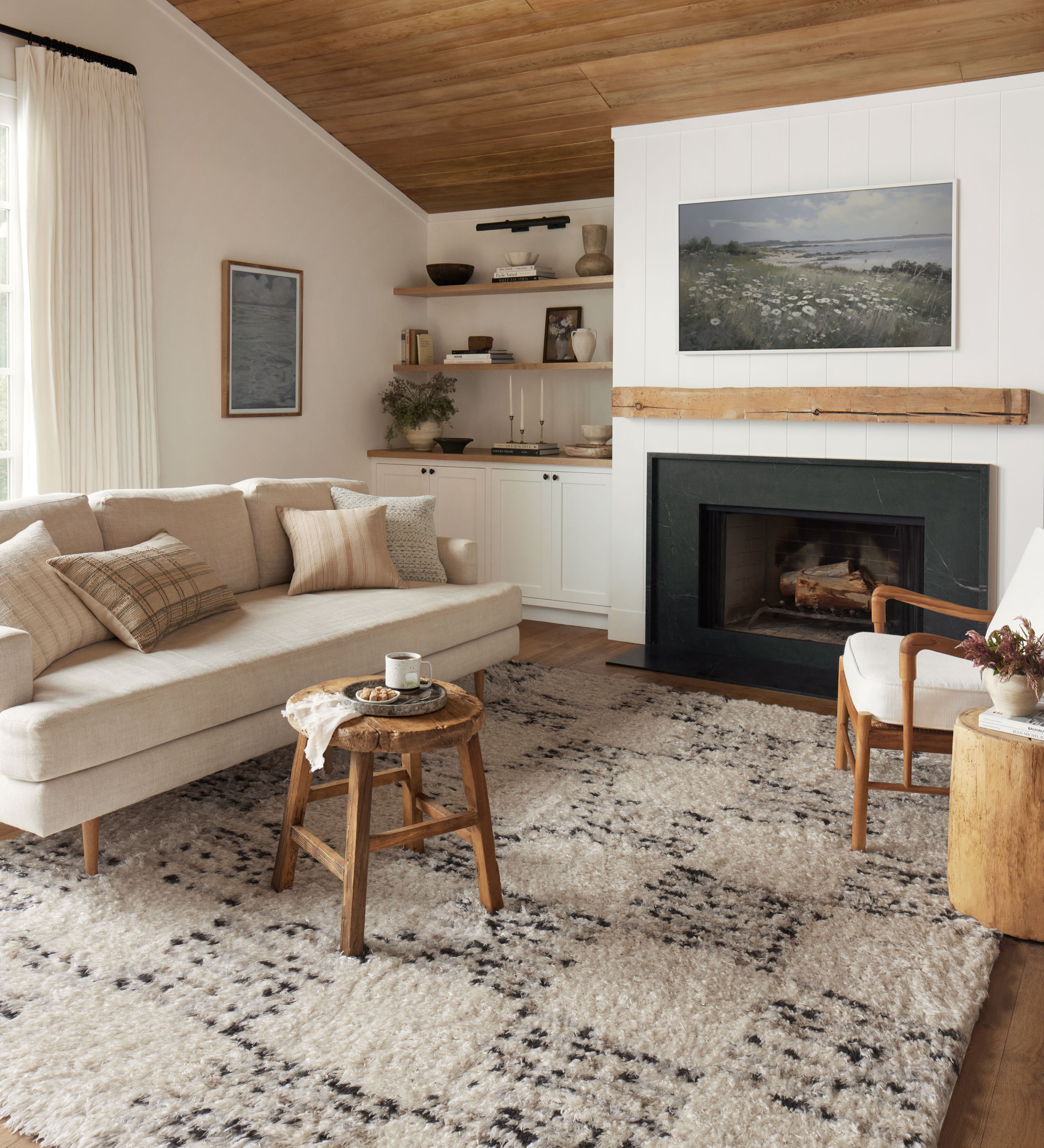 Angela Rose x Loloi Amira Ivory / Granite Rug