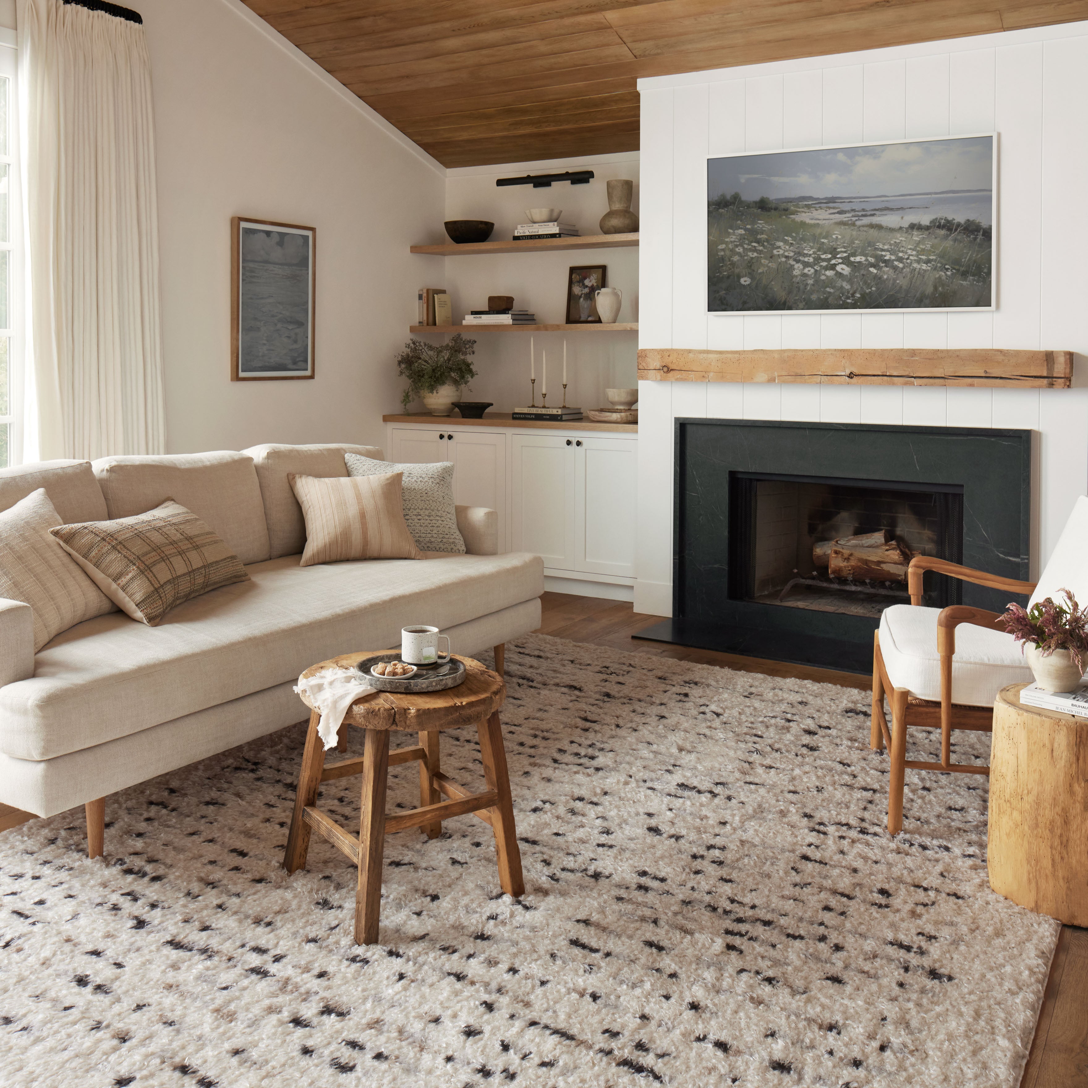 Angela Rose x Loloi Amira Ivory / Multi Rug 0-RUGS-patterned Loloi