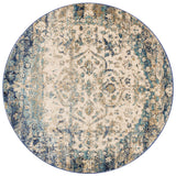 Loloi Anastasia Blue / Ivory Rug RUGS - synthetic Loloi