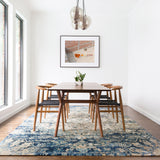 Loloi Anastasia Blue / Ivory Rug RUGS - synthetic Loloi
