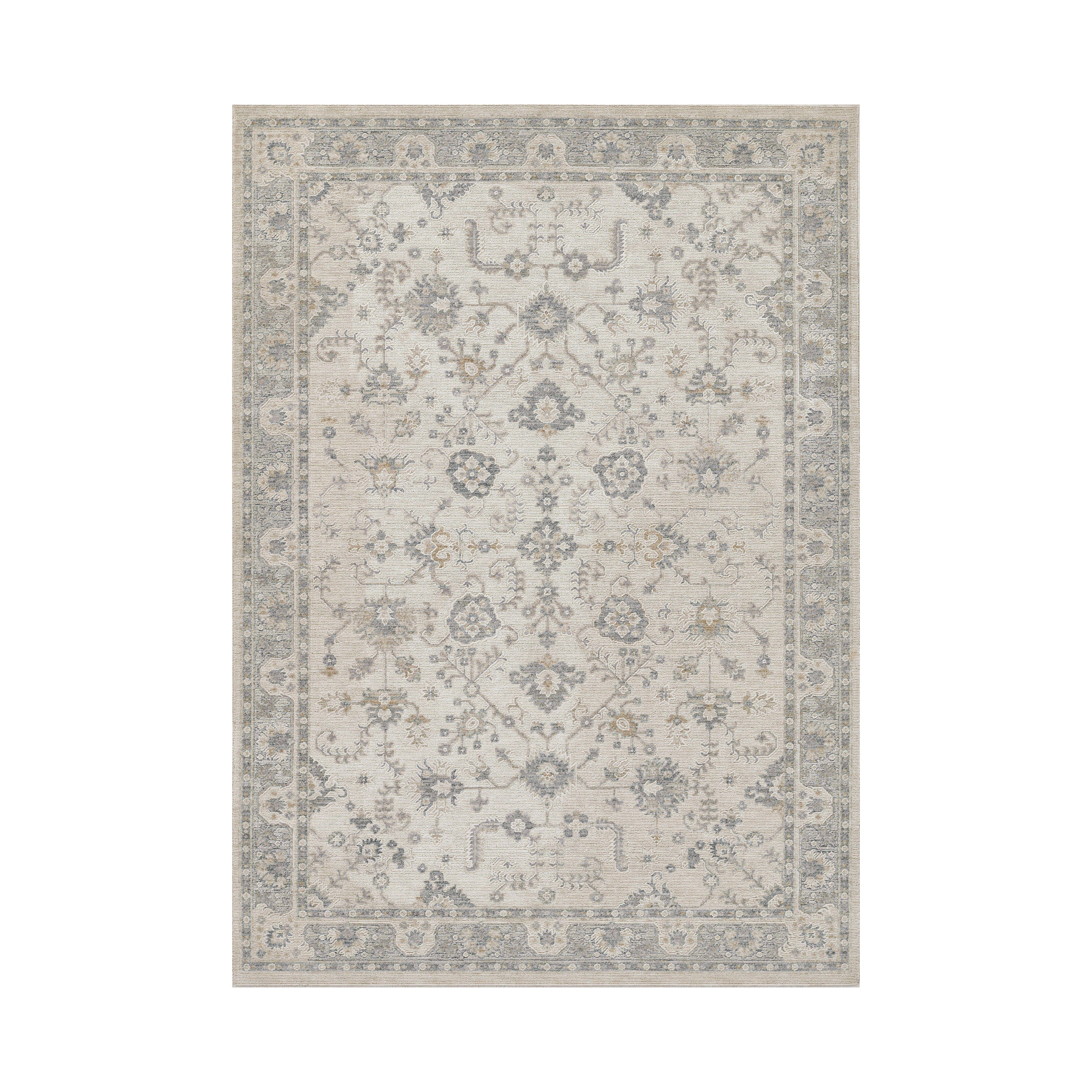 Ansel Machine Made Rug RUGS - Pes Shrink Momeni Blue 5'3" X 7'6"