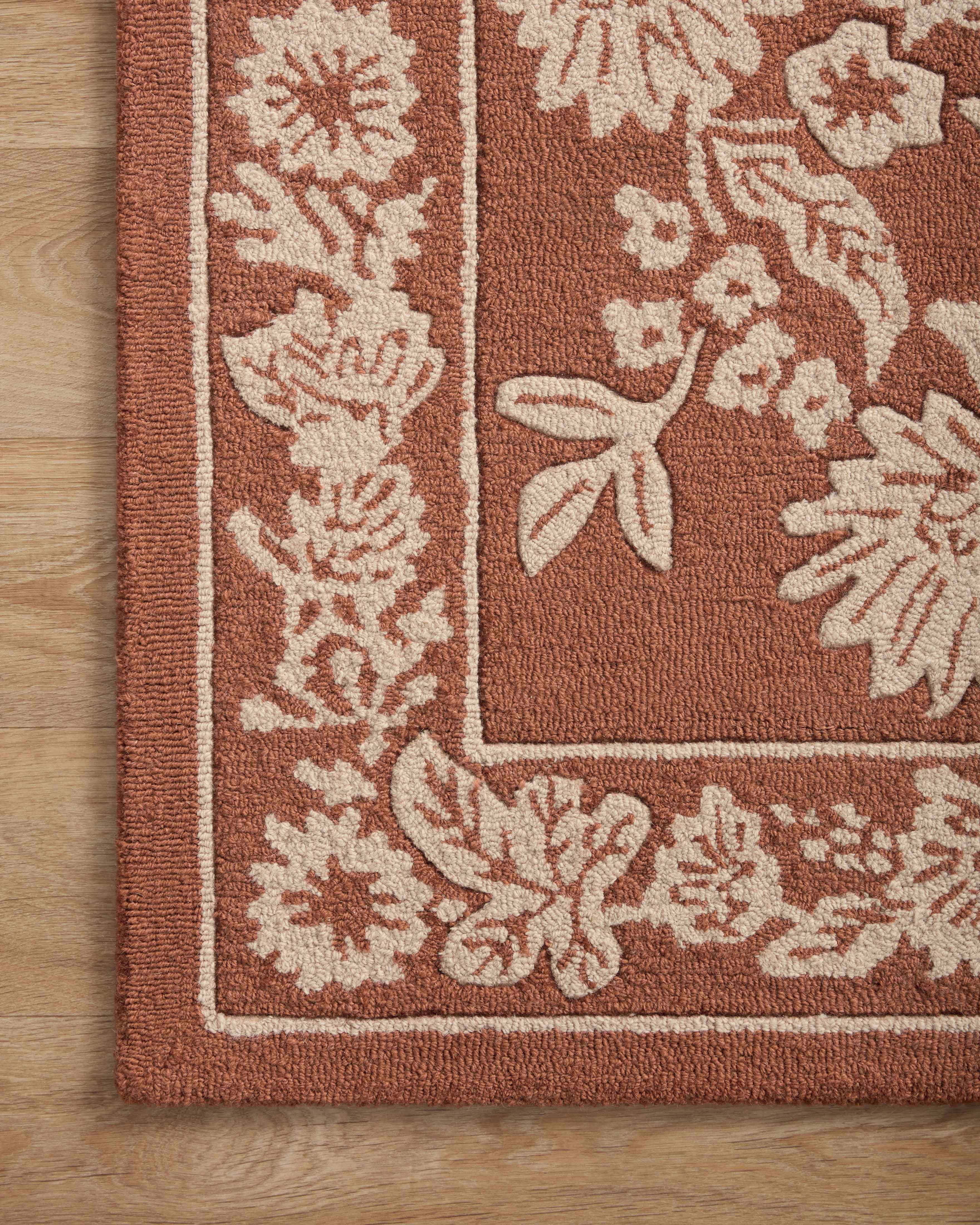 Rifle Paper Co. x Loloi Arboretum Amber Rug 1-RUGS-wool rugs Loloi