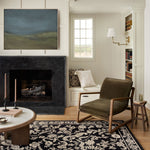 Rifle Paper Co. x Loloi Arboretum Black Rug 1-RUGS-wool rugs Loloi