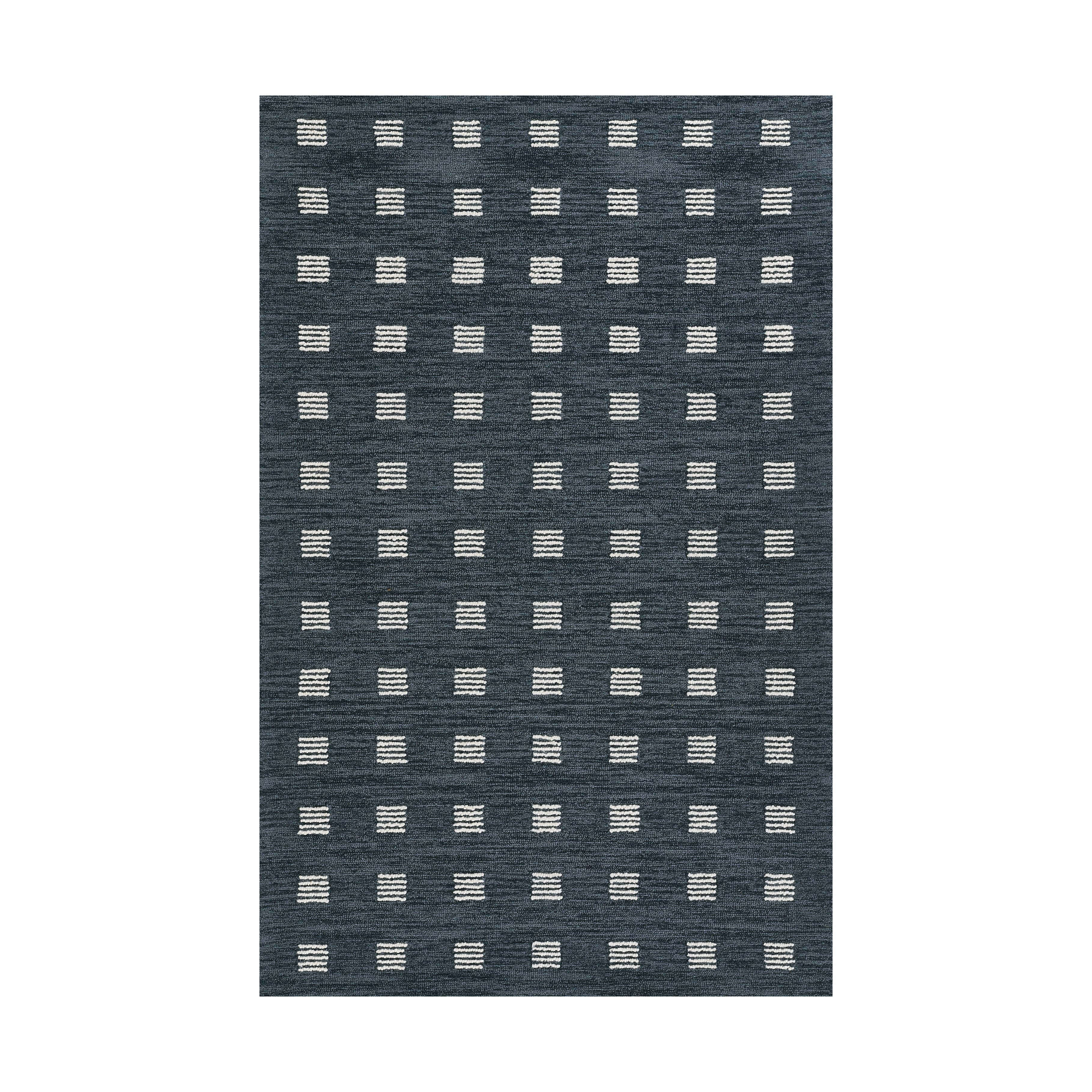 IN STORE - Archie Tile Hand Tufted Rug IN STORE - rugs Momeni Blue 2' x 3'