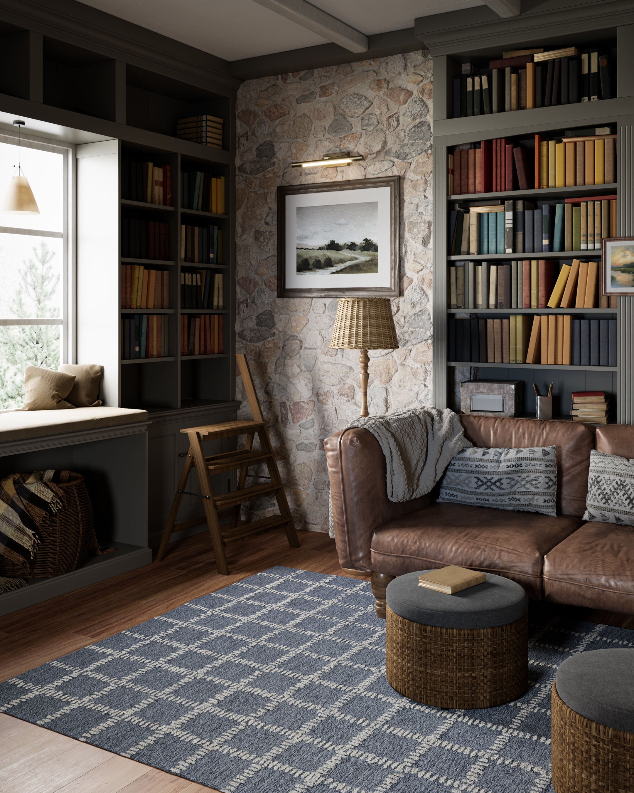 Archie Gridwork Hand Tufted Rug RUGS - wool Momeni