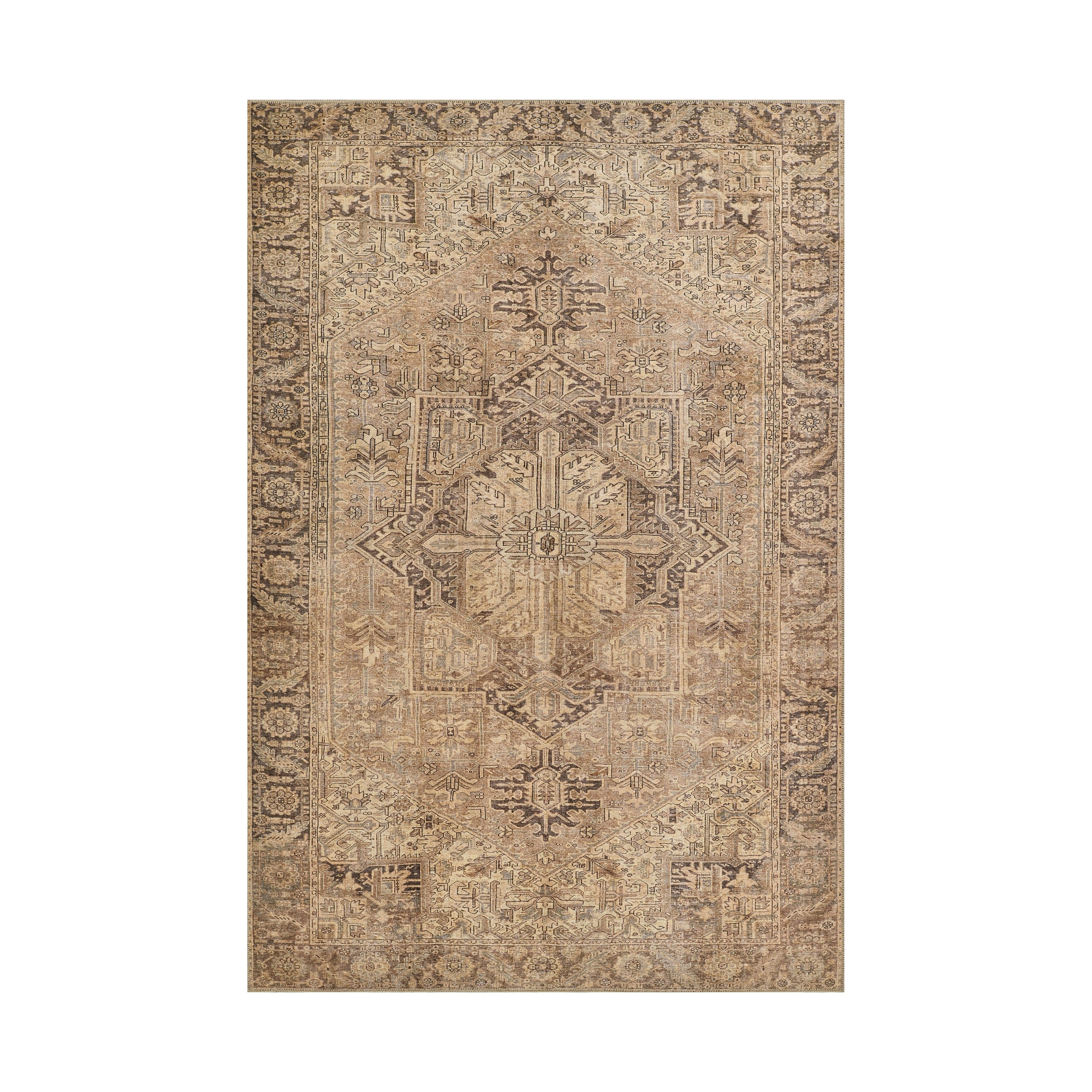 Ariyah Mocha / Clay Rug RUGS - synthetic Momeni Brown 2' x 3'