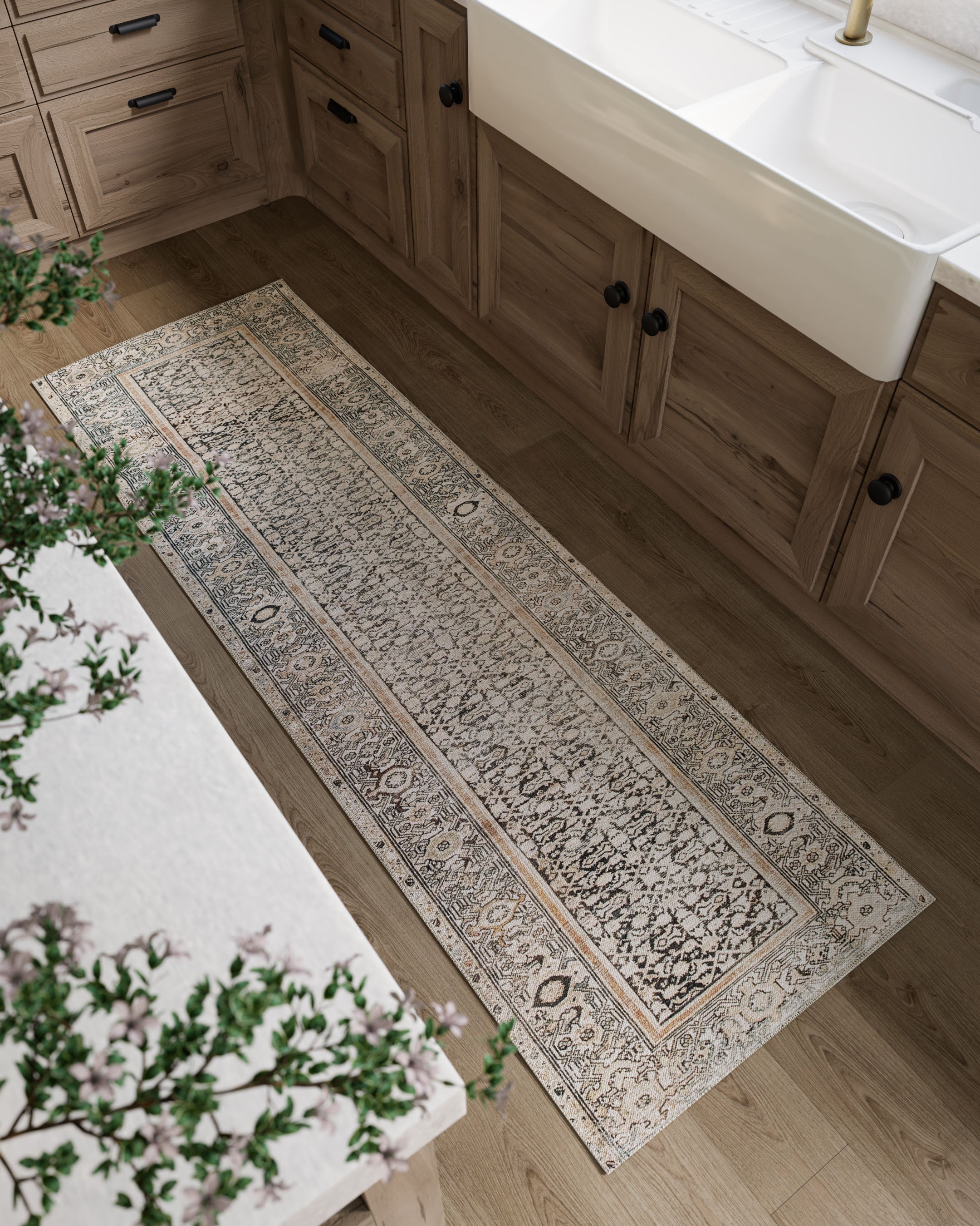 Ariyah Charcoal / Sand Rug RUGS - synthetic Momeni