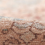 Ariyah Salmon / Sky Rug RUGS - synthetic Momeni