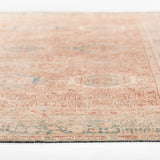 Ariyah Salmon / Sky Rug RUGS - synthetic Momeni