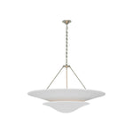 Mollino 40" Chandelier LIGHTING - chandelier Visual Comfort - Signature Polished Nickel