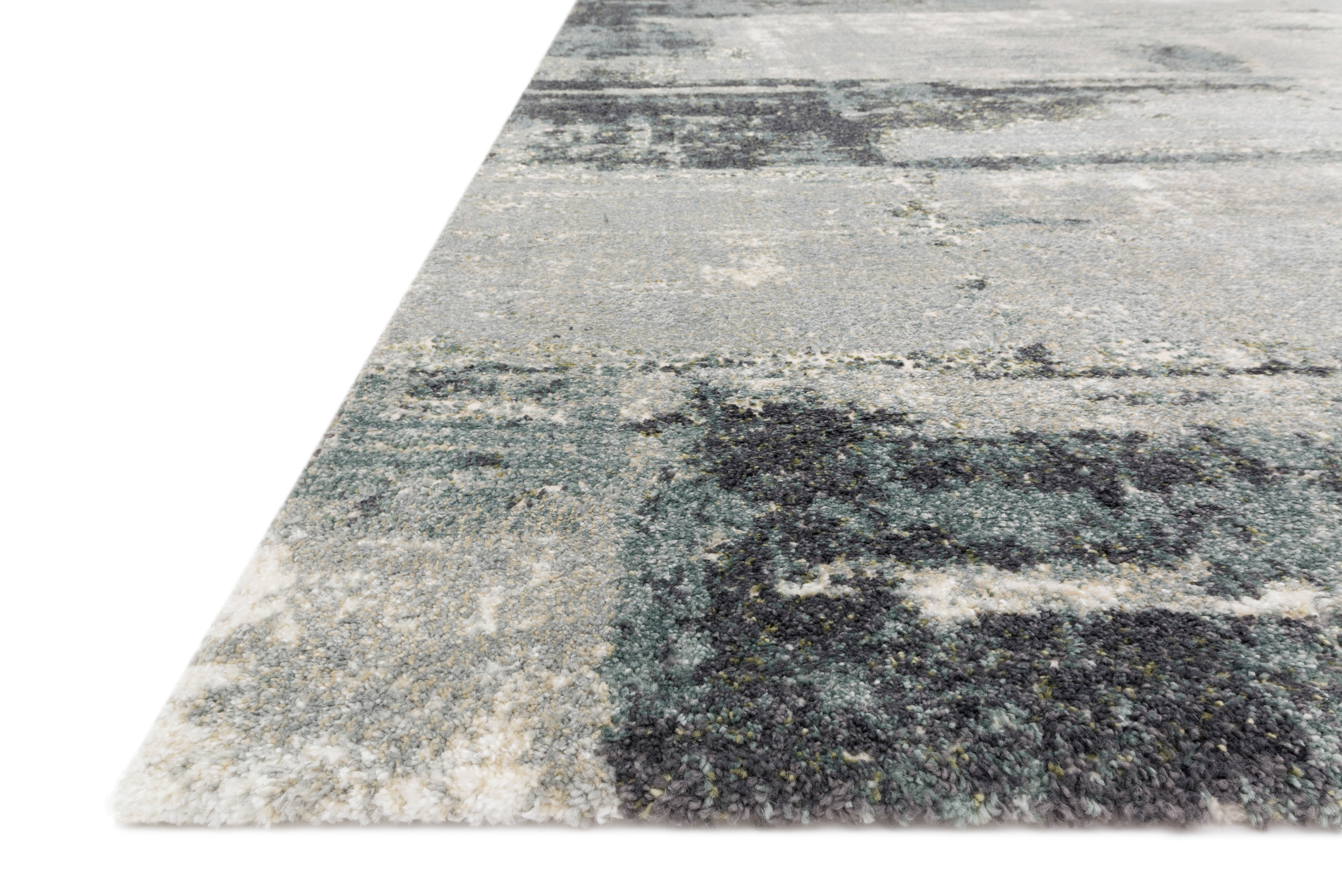 Loloi Augustus Slate Blue Rug RUGS - synthetic Loloi