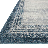 Loloi Austen Pebble / Blue Rug RUGS - synthetic Loloi