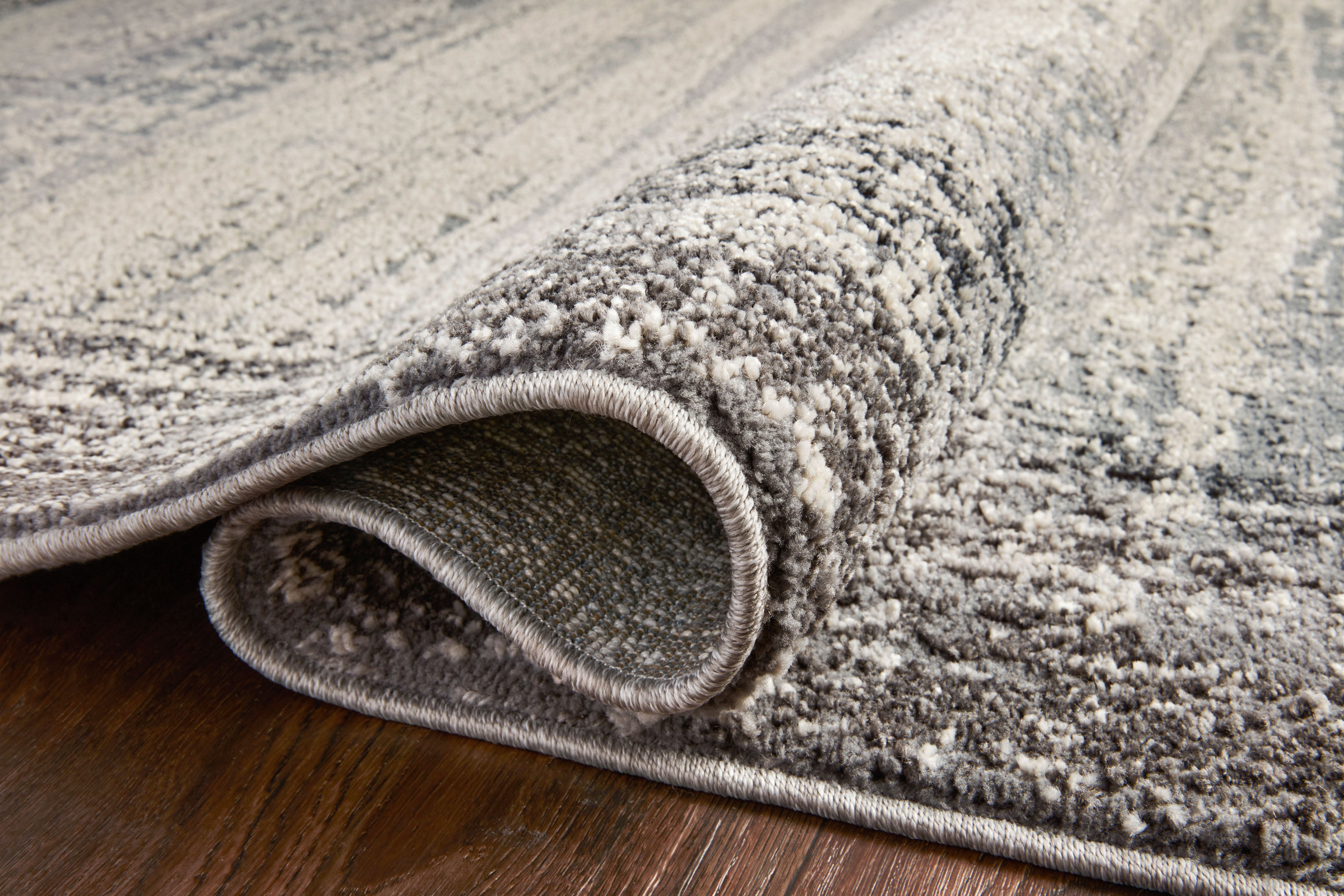 Loloi Austen Pebble / Charcoal Rug No.2 RUGS - synthetic Loloi