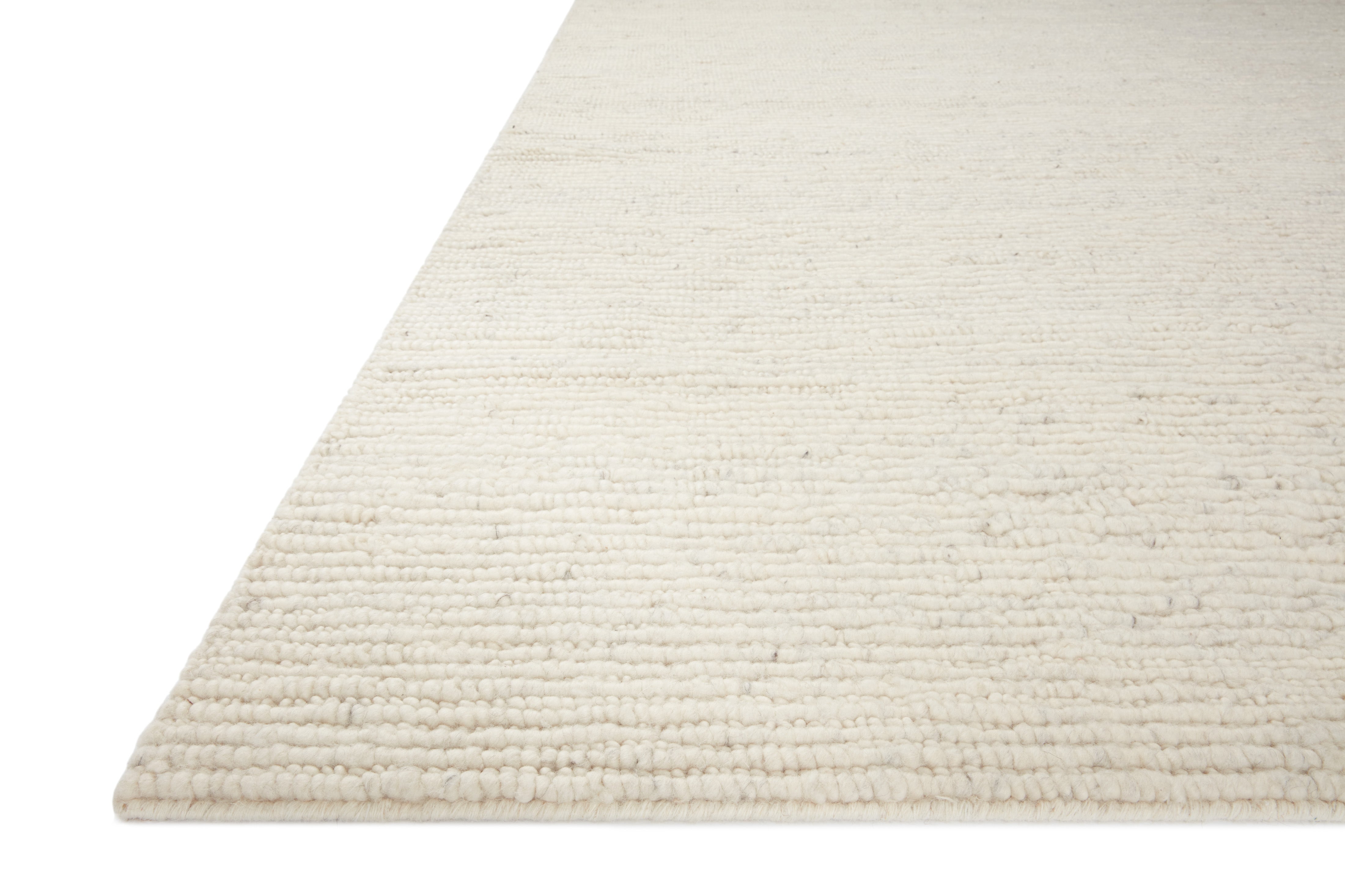 Magnolia Home by Joanna Gaines x Loloi Ava Dove / Ivory Rug 0-RUGS - wool Loloi